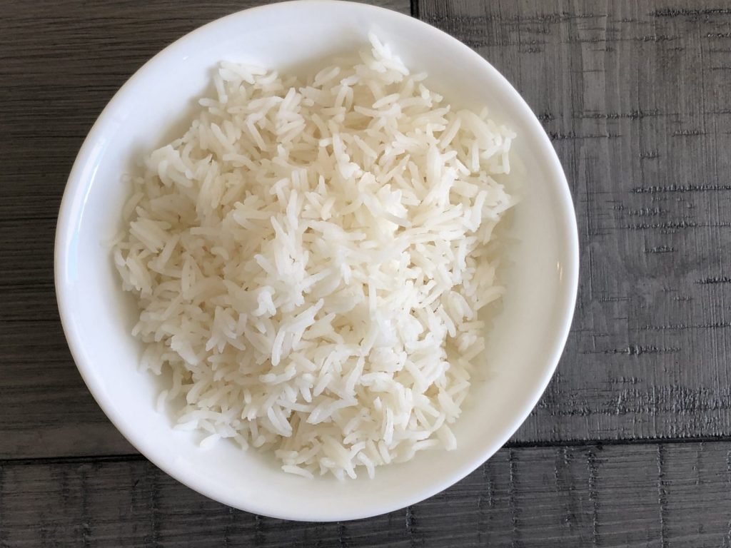 How to feed white rice to dog?