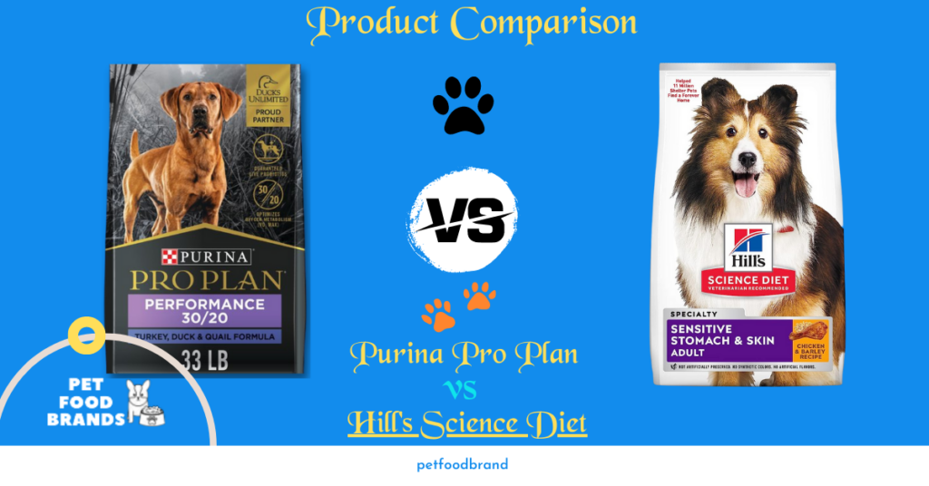 Purina Pro Plan vs. Hill's Science Diet 4-Factor Comparison