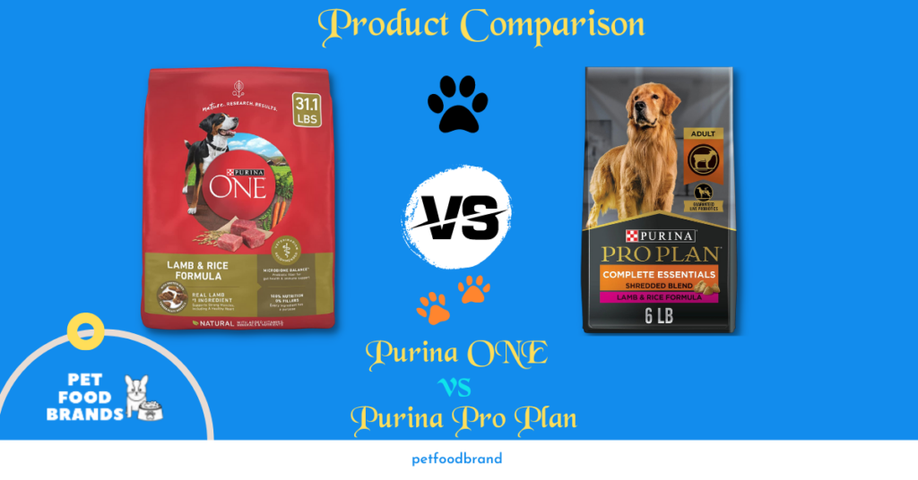 Purina Pro Plan vs. Purina ONE 4-Factor Comparison