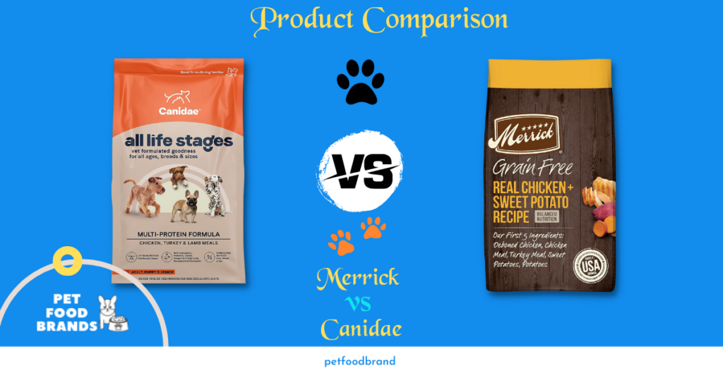 Merrick vs Canidae-4 Factor Comparison