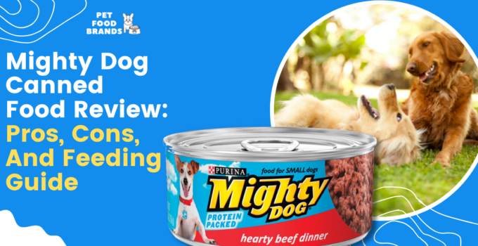 mighty dog canned food
