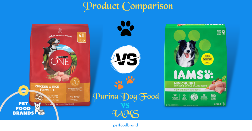 Purina Dog Food Vs IAMS: A Detailed 4-Factor Comparison