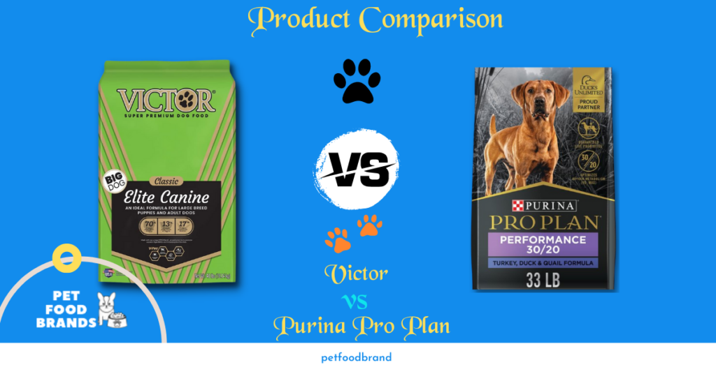 Victor Vs Purina Pro Plan: A Detailed 4-Factor Comparison